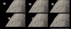 D04 : Autre montage de l’occultation de Saturne par la Lune. Le 21 août 2024 à Rome en Italie, télescope Mak 18cm, caméra HQY 5 III S 290.